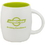 Custom 15 Oz. Puget Mug (Matte white out lime green in), Price/piece