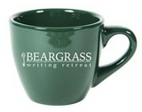 Custom 3.5 oz. Espresso Mug Dark Green