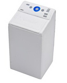 Custom Washing Machine Stress Reliever Squeeze Toy, 3 1/2" W x 2" H x 1 3/4" D