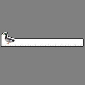 Custom 12" Ruler W/ Full Color Mallard Duck