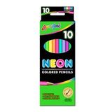 Blank 10 Pack Of Neon Colored Pencils 7