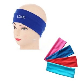 Custom Cotton Yoga Headband Hair Band, 7 13/16" L x 2 3/4" W