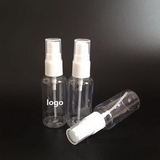 Custom 30ml Plastic Transparent Spray Bottle, 1 1/10