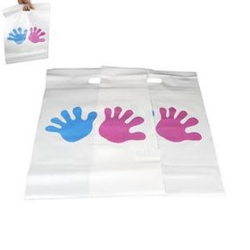 Custom Die Cut Plastic Bag, 25 3/5" L x 4 1/3" W