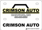 Custom Motorcycle License Plates -.055