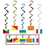 Custom Nautical Flag Whirls, 40' L, Price/piece
