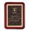 Custom Red Executive Rosewood Plaque Award (7"x9"), Price/piece
