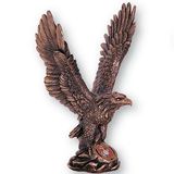 Blank Antique Bronze Coated Resin Eagle Figure W/2
