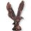 Blank Antique Bronze Coated Resin Eagle Figure W/2" Medallion Insert Space (11 1/2")(Without Base), Price/piece