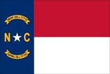Custom Endura Poly Mounted North Carolina State Flag (12