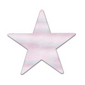 Custom Metallic Star Cutouts, 3.75" W