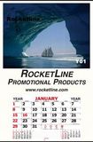 Custom Sailing In Ice Jumbo Queen Mary Indoor Billboard Wall Calendar, 29