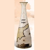 Custom Nautical Sea Map Ceramic Vase, 24.5