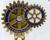 Custom Rotary International Stock Hat Clip