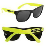 Neon Yellow Retro Custom Sunglasses