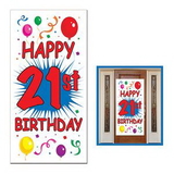 Custom 21st Birthday Door Cover, 30