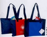 Custom Convention Poly Zipper Tote Bag
