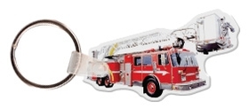 Custom Fire Truck 3 Key Tag