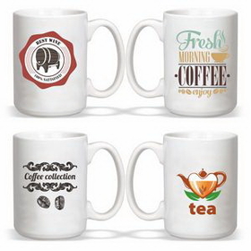 Coffee mug, 15 oz. El Grande Ceramic Mug, Personalised Mugs, Custom Mugs, Advertising Mug, 4.5" H x 3.25" Diameter x 3.25" Diameter