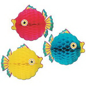 Custom Tissue Bubble Fish, 12" L
