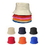 Custom Summer Bucket Hats, 12 3/5" L x 5 1/10" H, Price/piece