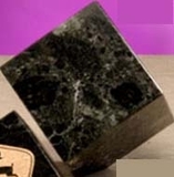 Custom Green Genuine Marble Cube Paperweight (4