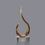 Custom Amber Blaze Hand Blown Art Glass Award (12 1/2"), Price/piece