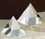 Custom Optical Crystal Pyramid Paperweight Award (3"), Price/piece