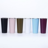 Custom 16oz Double Wall Stainless Steel Outdoor Travel Tumbler, 3.5