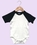 Custom The Laughing Giraffe&#174 Black Raglan Baby Bodysuit, Price/piece