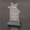 Custom Jade Glass Economy Star Award (6"), Price/piece