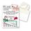 Toolbox Shape Custom Printed Calendar Pad Sticker With Tear Away Calendar, 4" L X 3" W, Price/piece