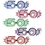 Custom Numbered Glittered Foil Eyeglasses (Full Head Size), Price/piece