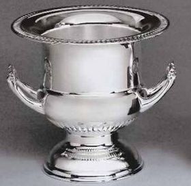 Blank Silver Plated Stainless Steel Wine Cooler Trophy (8 1/2")