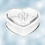 Custom Acrylic Heart Box, 2" H x 4 1/2" W x 3 1/2" D, Price/piece