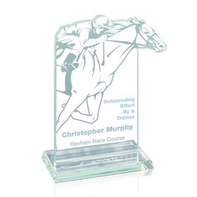 Custom Steeplechase Award - 8 1/2"x5"x3/8"