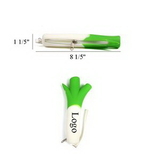 Custom Green Onion Shape Pencil Case, 1 1/5