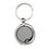 Custom Swivel Keychain-Round, 3.2" H x 1.6" W x .3" D, Price/piece
