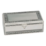 Custom Antique 2-Tier Rectangle Jewelry Box