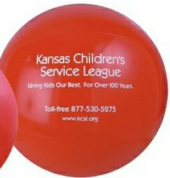 Custom 9" Inflatable Solid Red Beach Ball