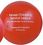 Blank 9" Inflatable Solid Red Beach Ball