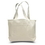 Blank Small Canvas Deluxe Tote, 18.5" W x 12" H x 5.5" D, Price/piece