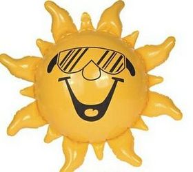 Custom Inflatable Blazing Hot Sun