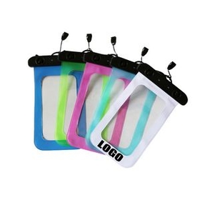 Custom Waterproof Bag w/ Lanyard, 8" L x 4" W