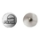 Custom IMC 1" Nickel Silver Flat Ball Marker, Price/piece