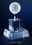Custom Golf Tower Optical Crystal Award Trophy., 5.125" L x 3" Diameter, Price/piece