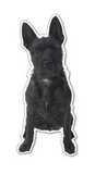Custom Dog #4 Magnet - 5.1-7 Sq. In. (30MM Thick)