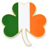 Blank Shamrock Irish Flag Pin, 1