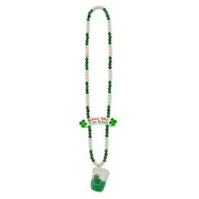 Custom Beads With Shot Glass & Banner Bead, 39" L
