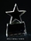 Custom Star Optical Crystal Award Trophy., 8" L x 5.125" W x 1.5625" H, Price/piece